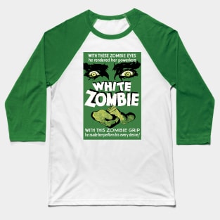 White Zombie Baseball T-Shirt